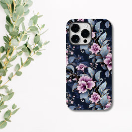 Cor-de-rosa elegante e orquídea azul