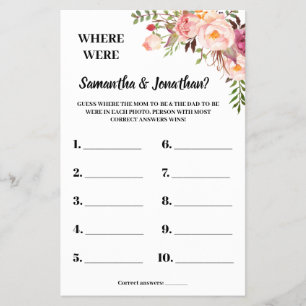 Cor-de-rosa Onde estavam eles com um cartão de jog