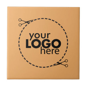 Cor de tendência - Azulejo de cerâmica laranja mol