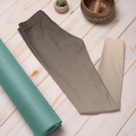 Cor de Tendência de Outono Pêssego Pêssego Legging