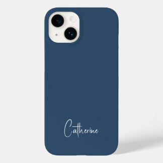 Cor de Tendência Minimalista Azul Grave