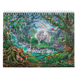 Cor do Calendário do Unicórnio para seus filhos