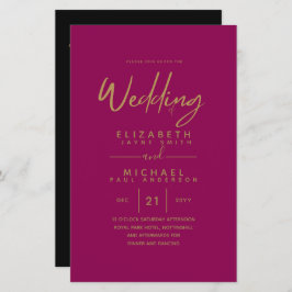 Cor do ORÇAMENTO Tendências do Convite de casament