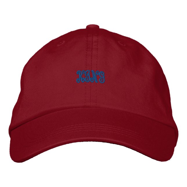 Cor do Texto do Nome KING - Azul Boné Legal (Frente)