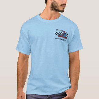 Cor karting do t-shirt do clube de ABQ