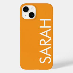Cor Laranja do Nome Clássico Moderno do Na moda Si