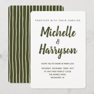 Cor mínima   Verde escuro   Convite Para Casament