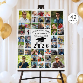 Cor Personalizada de Colagem de Fotos 42 Graduação