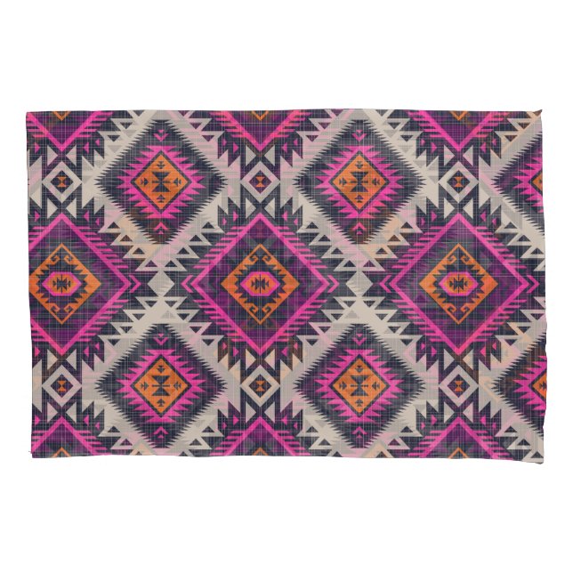 Cor retrorativa, design de Navajo tribal. (Frente)