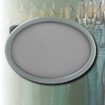Cor Sólida da Cinza de Portadora | Elegante Clássi<br><div class="desc">Cor Sólida da Cinza de Portadora de Trendência | Design clássico | Elegante e minimalista | Presente de moda e Na moda</div>