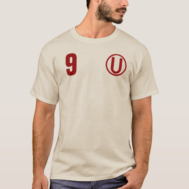 Cor v2 peru do creme da camisa de Universitario (Frente)