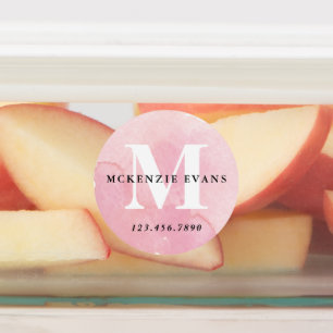 Cora a etiqueta impermeável das crianças