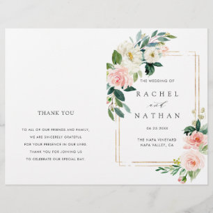 Cora o programa Wedding dobrado quadro do ouro