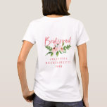 Cora o t-shirt floral da aguarela da dama de honra<br><div class="desc">Coram o bachelorette da dama de honra ou o design floral cor-de-rosa da aguarela do chá de panela. A maneira de coordenação perfeita de comemorar seu próximo casamento, ou t-shirt para vestir-se ao obter pronto para seu dia grande. Facilite sua vida com este presente de casamento pensativo para sua amigo,...</div>