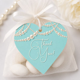 Coração Adesivo de Agradecimento Personalizado Elegante