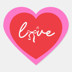 Coração Adesivo de Amor