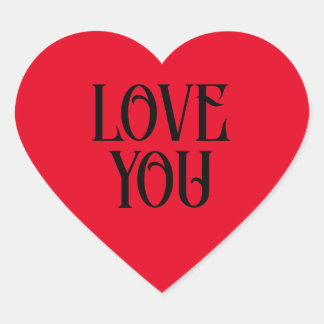 Coração Adesivo de Amor