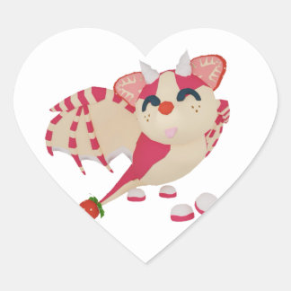 Coração Adesivo do Morcego Dragão Strawberry Shortcake Ado