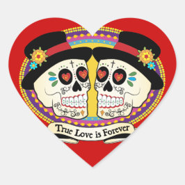 Coração Adesivo Dos Novios (2 alças)