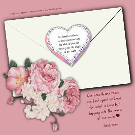 Coração Adesivo Ode ao Amor de Poet Adiela Akoo