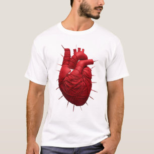 "Coração Amarrado" Camiseta Gráfica de Anatomia –