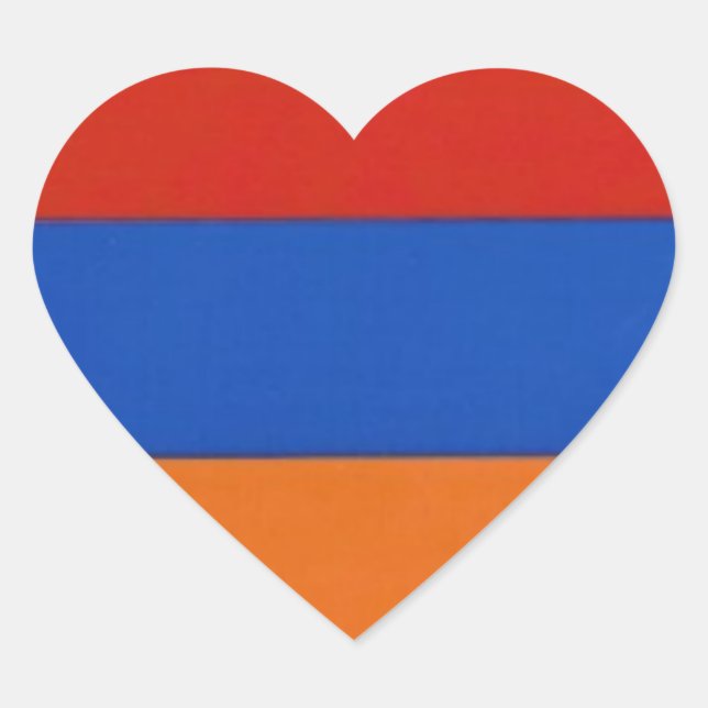 Coração Armênio | Autocolantes (Frente)