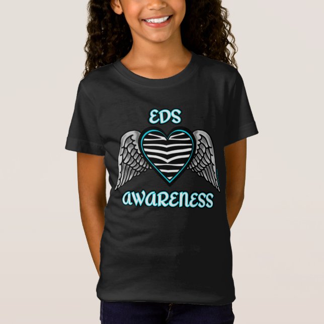 Coração/Asas...EDS T-Shirt (Frente)