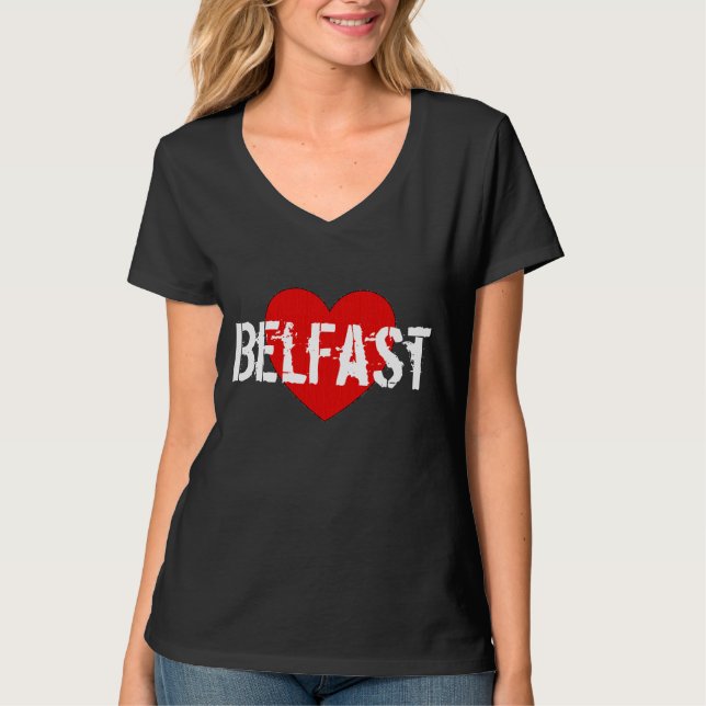 Coração Belfast - t-shirt (Frente)