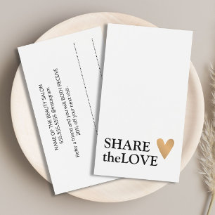 Coração branco preto simples do ouro do falso