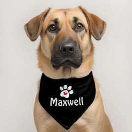 Coração Cão Personalizado