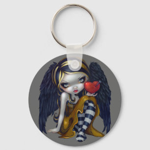 "Coração chaveiro das unhas"