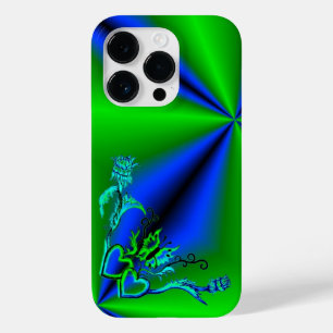 Coração com Flor e Borboleta