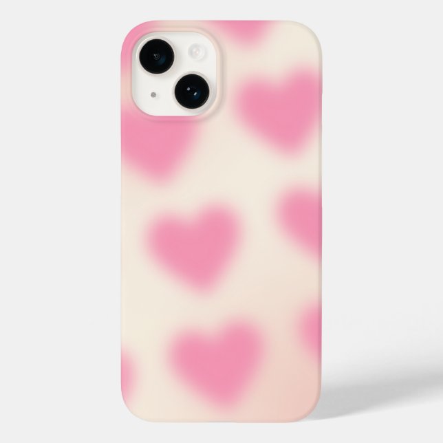 Coração Cor-de-Rosa Estética Moody (Verso)