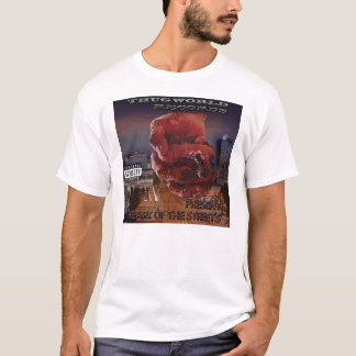 Coração da camisa dos homens das ruas
