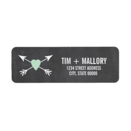 Coração da Casa Calcboard + Seta | ETIQUETAS DE CA