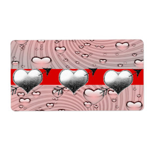 Coração das Etiquetas do dia de os namorados