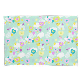 Coração de Balões de Ar Quente Teal