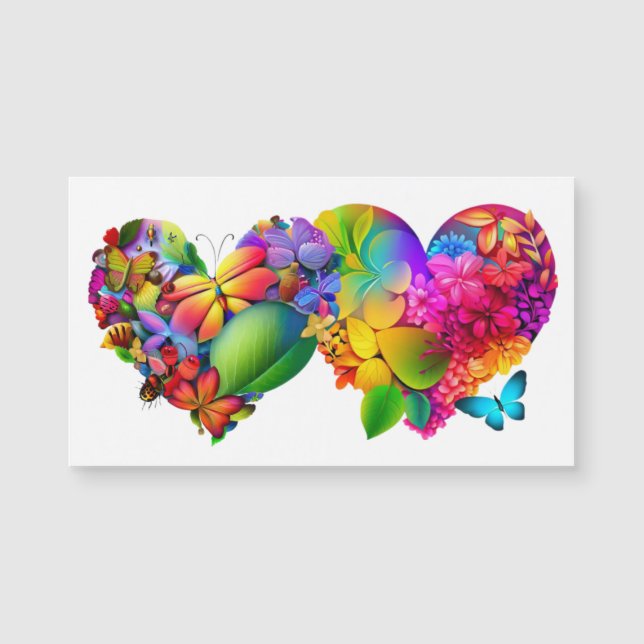 Coração de Flores e Borboletas (Frente)