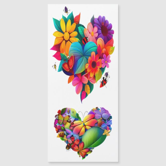 Coração de Flores e Borboletas (Frente)