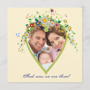 Coração de florescência - anúncio da adopção da