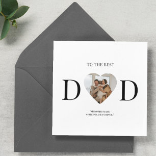 Coração de Fotos Personalizada do Melhor Pai   Dia