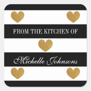 Coração de ouro-chic riscado do chichen do adesivo