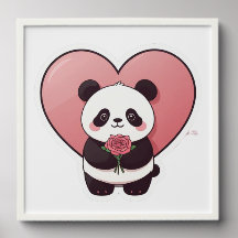 Coração de Panda Doce