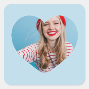 coração do autocolante personalizado