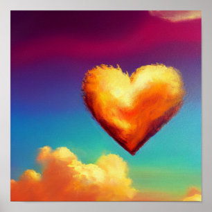 Coração do Fogo na Poster do Céu