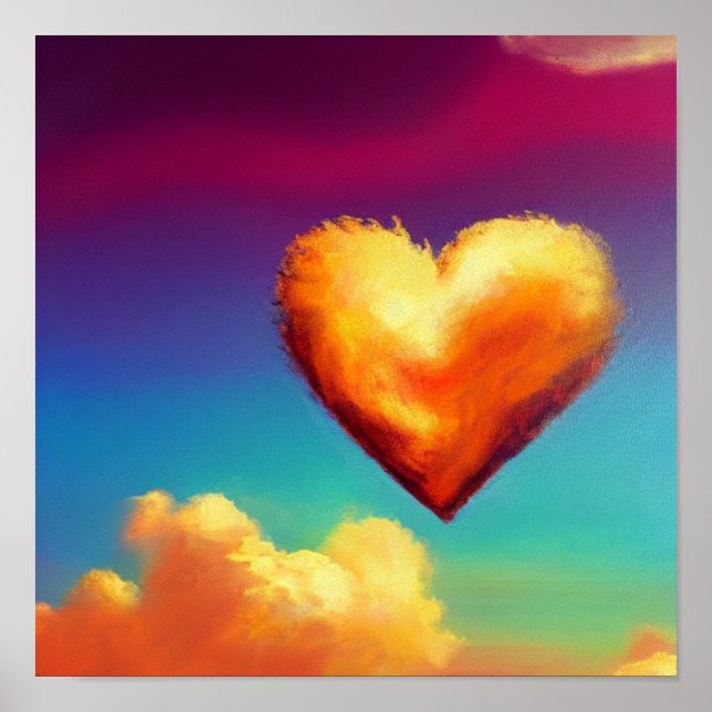 Coração do Fogo na Poster do Céu (Frente)