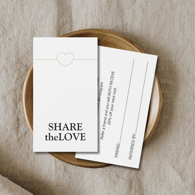 Coração Dourada Mínimo de Linha Branco Faux (Criador carregado)