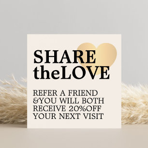 Coração Dourado Moderno Faux Faux