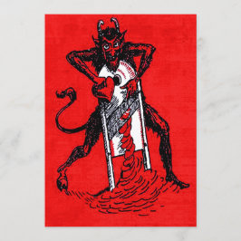 Coração em fatias do Krampus Vermelho