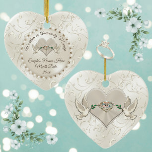 Coração, Enfeites de natal de Casamento Personal